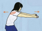 上背部のストレッチング