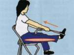 腿の裏側・ふくらはぎのストレッチング2